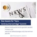 Gesetz für "faire Verbraucherverträge" wurde beschlossen