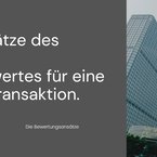 Bewertungsansätze des (objektiven) Unternehmenswertes für eine Unternehmenstransaktion.