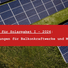 Neue Anreize und Vereinfachungen für Balkonkraftwerke und Photovoltaikanlagen