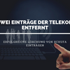 Negativeinträge der Telekom Deutschland GmbH bei Schufa Holding AG gelöscht.